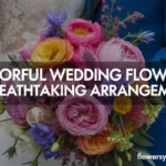 colorful wedding flowers