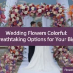 wedding flowers colorful