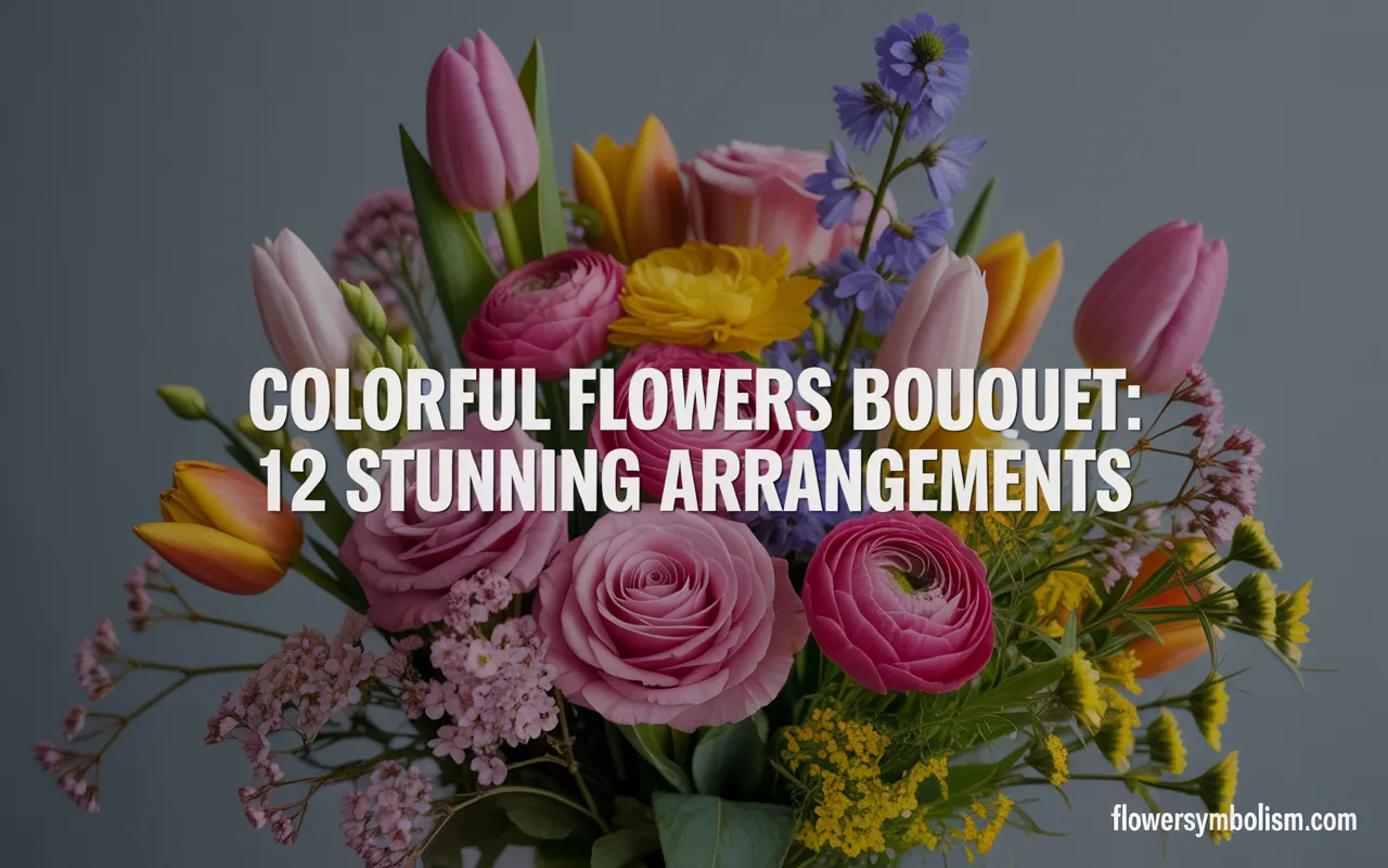 colorful flowers bouquet