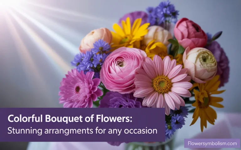 colorful bouquet of flowers