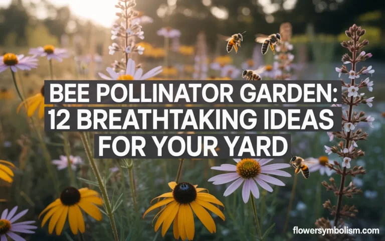 bee pollinator garden