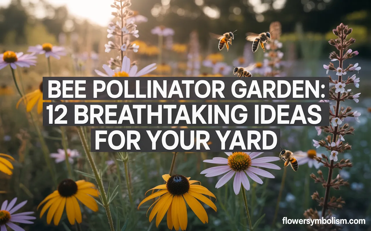 bee pollinator garden