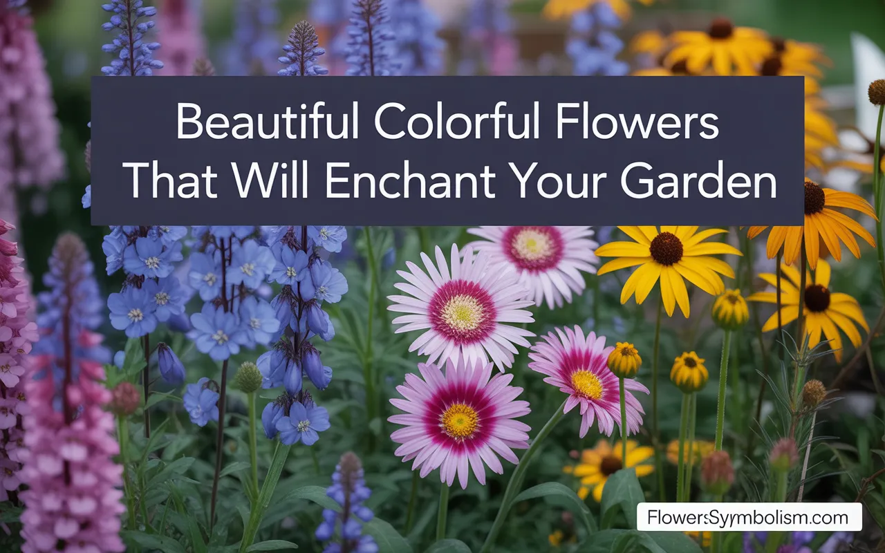 beautiful colorful flowers