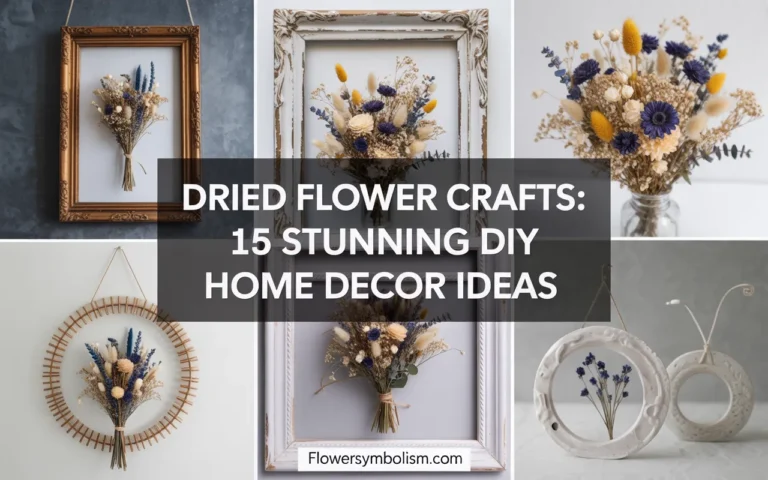 dried flower crafts