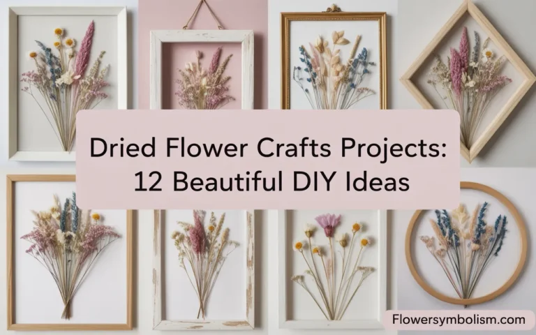 dried flower crafts projects