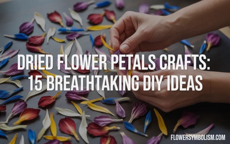 dried flower petals crafts