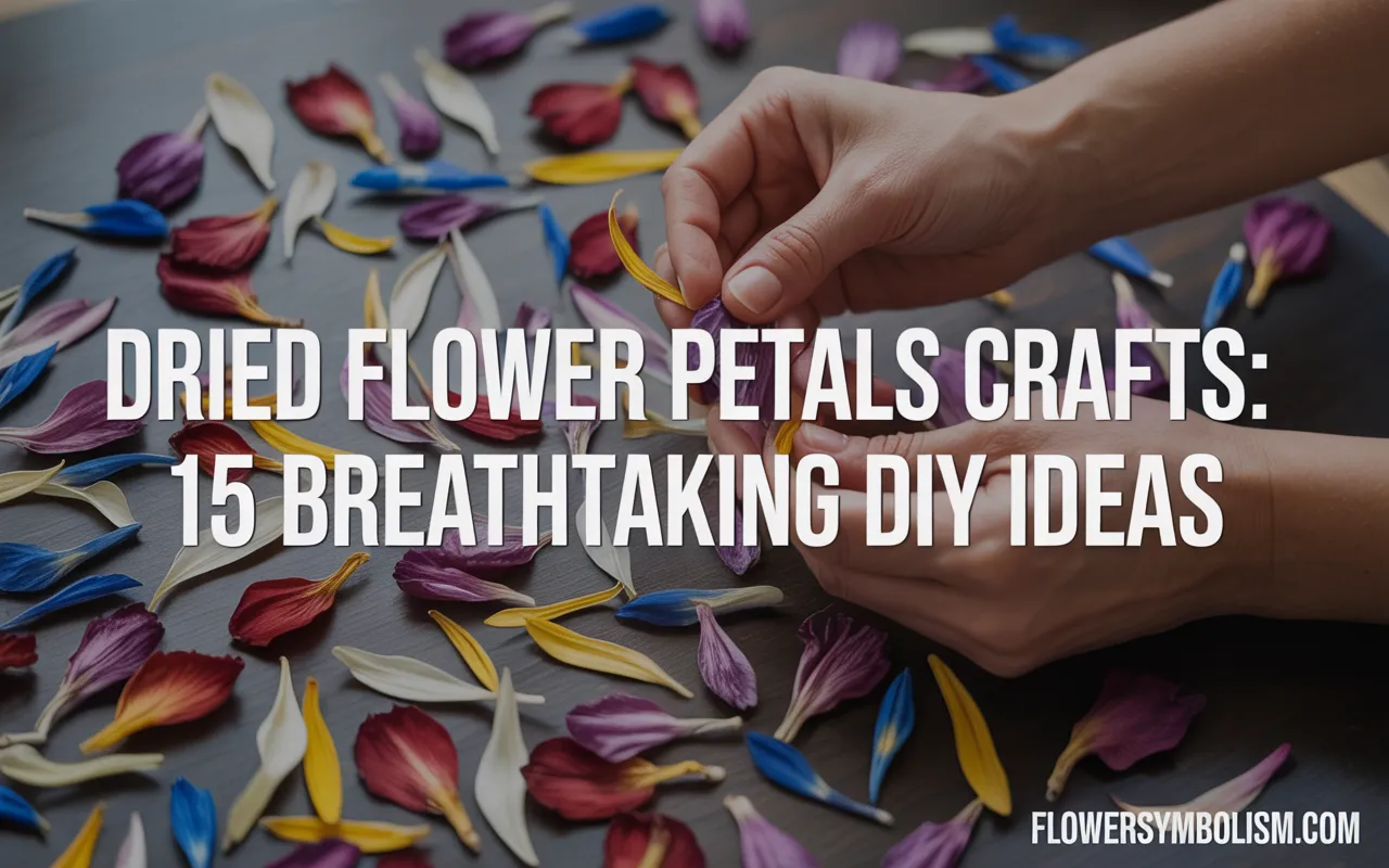 dried flower petals crafts
