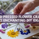 dried pressed flower crafts