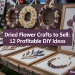 dried flower crafts to sell