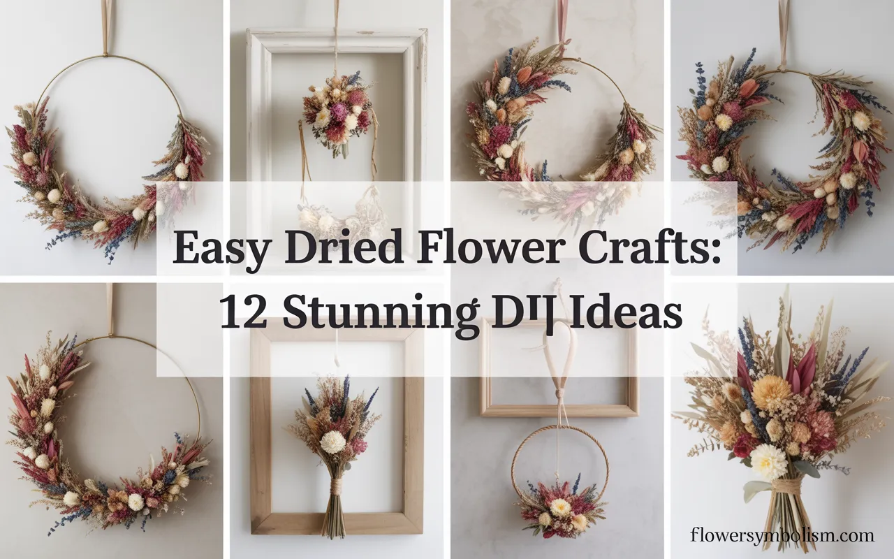 easy dried flower crafts