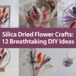 silica dried flower crafts