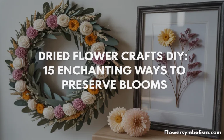 dried flower crafts diy