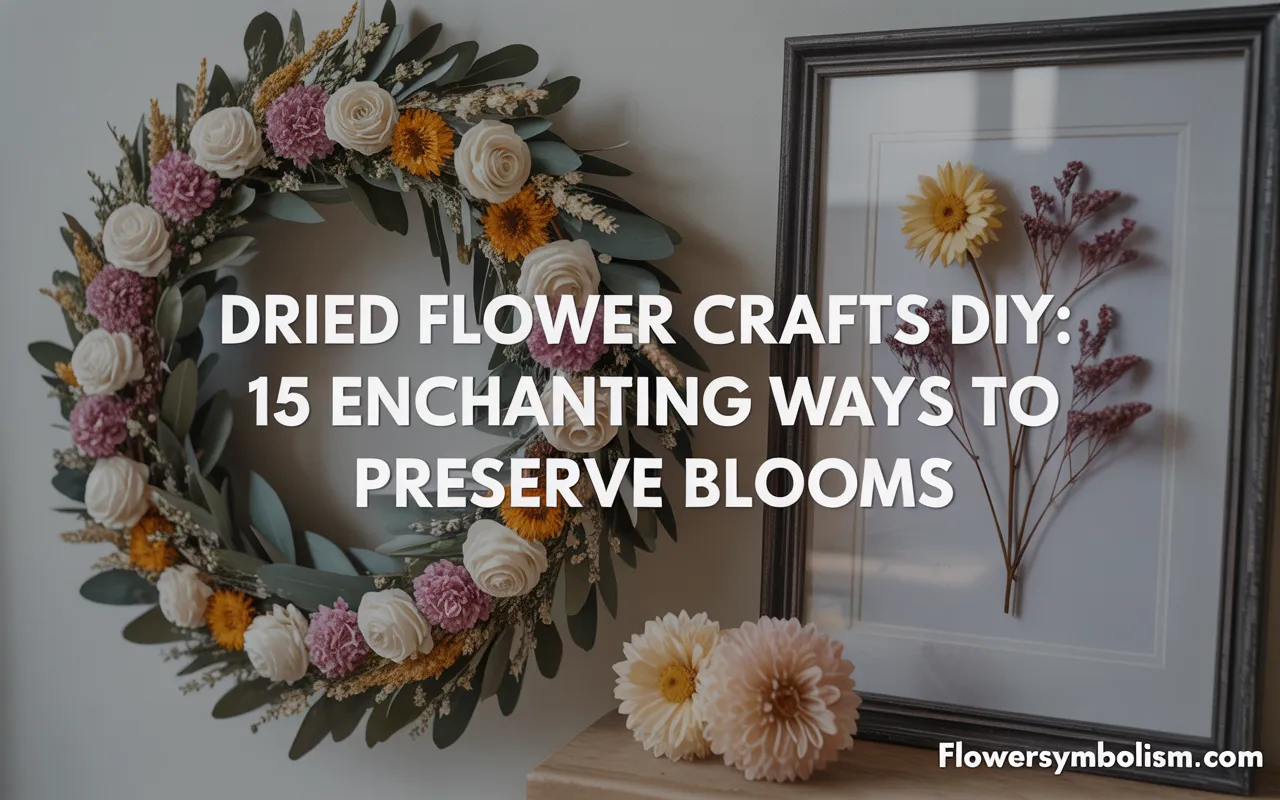 dried flower crafts diy