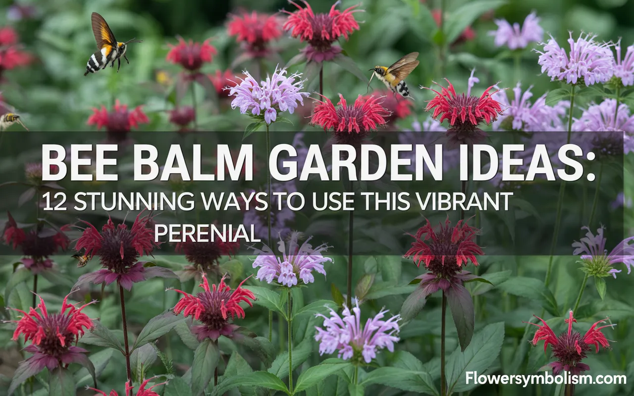 bee balm garden ideas