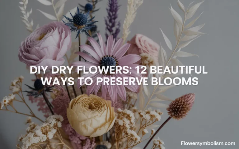 diy dry flowers