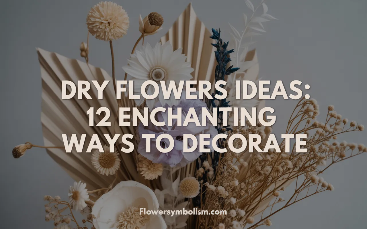 dry flowers ideas
