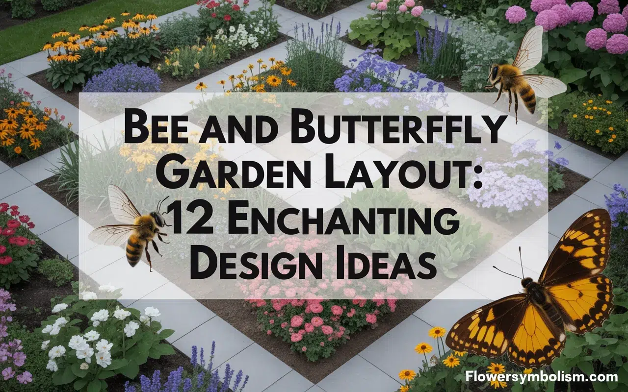 bee and butterfly garden layout
