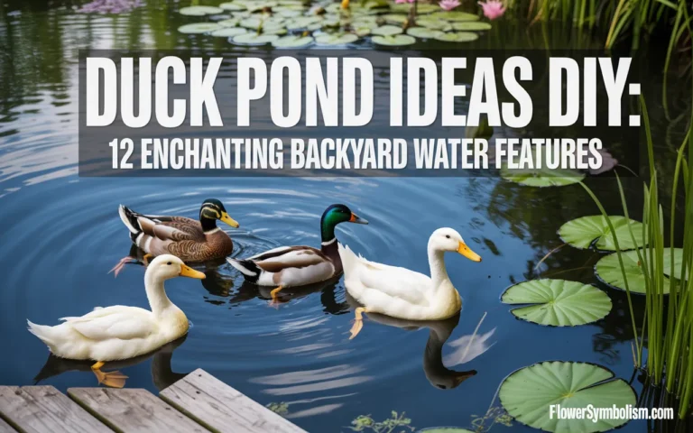 duck pond ideas diy