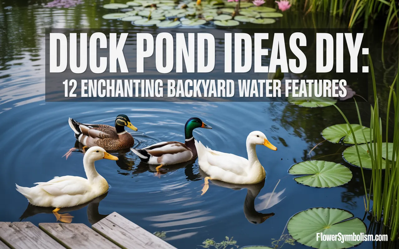 duck pond ideas diy