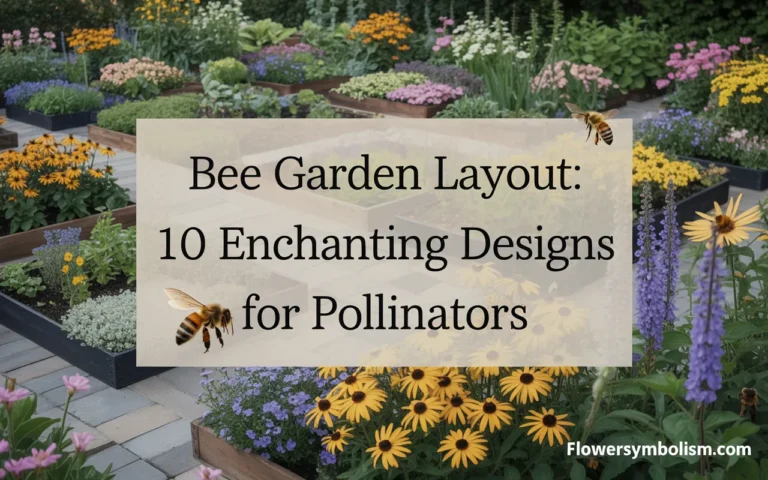 bee garden layout
