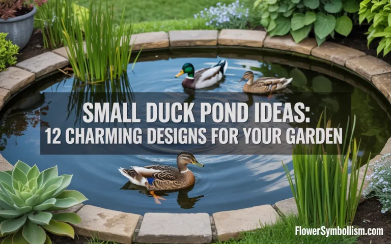 small duck pond ideas