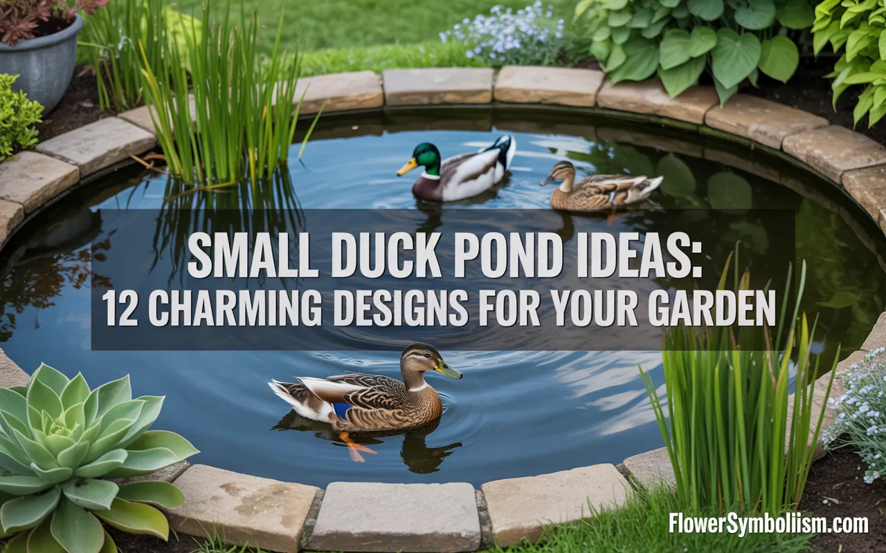small duck pond ideas