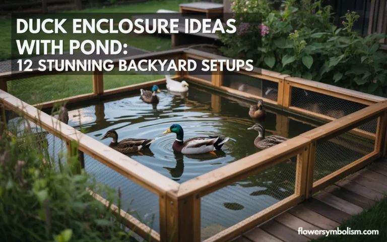 duck enclosure ideas with pond