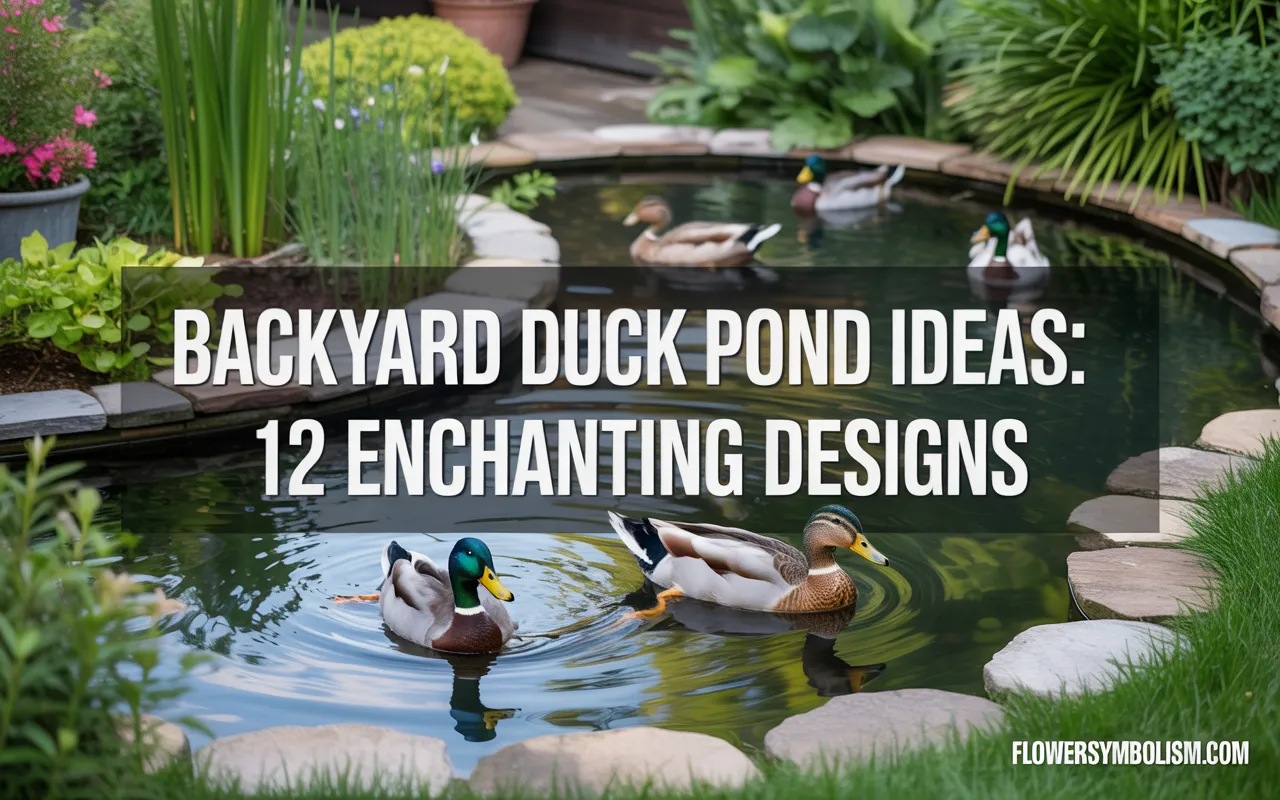 backyard duck pond ideas