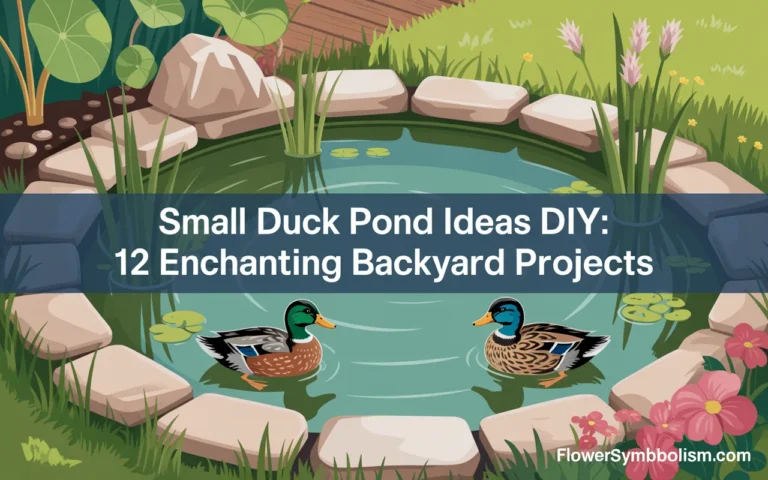 small duck pond ideas diy