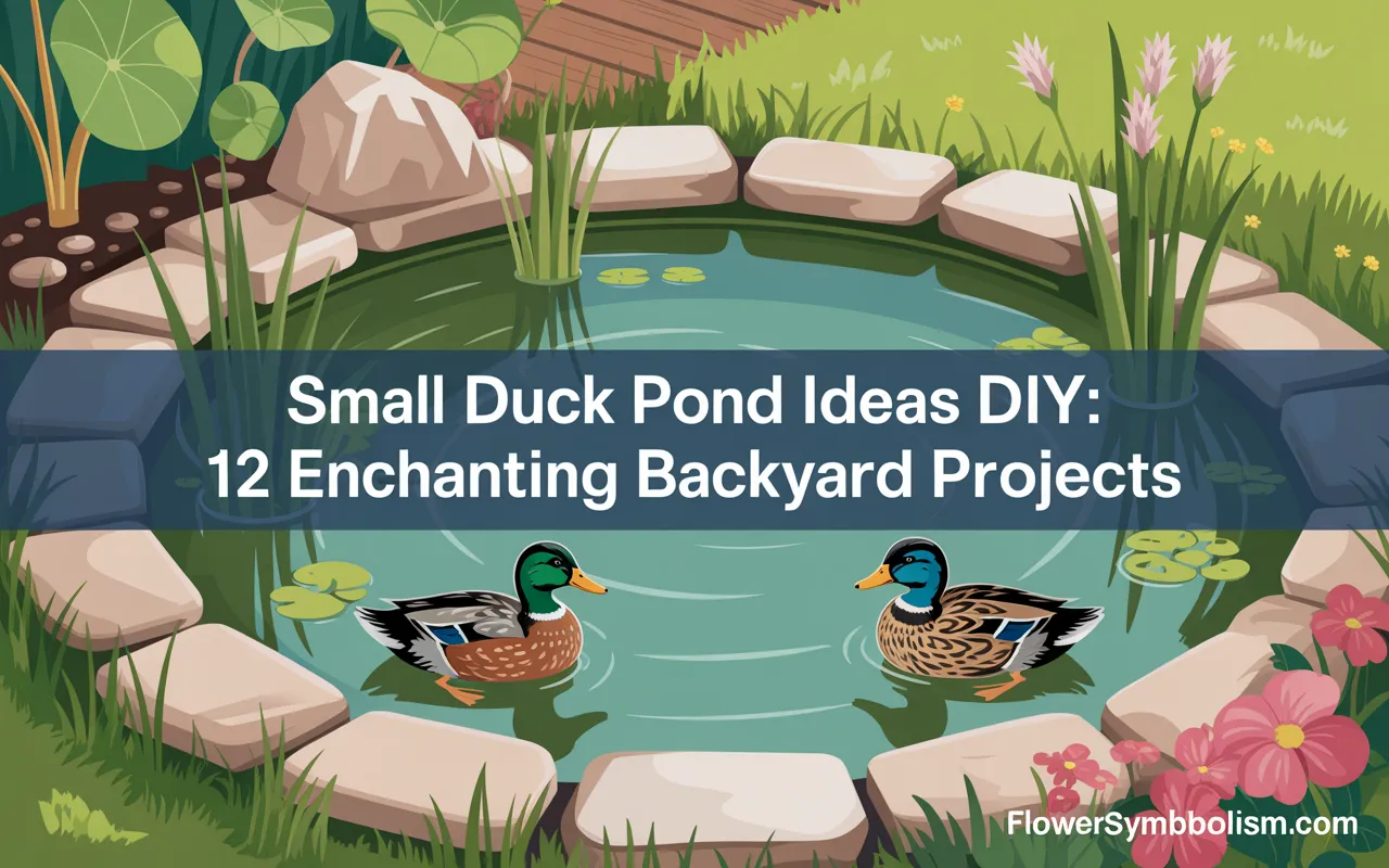 small duck pond ideas diy