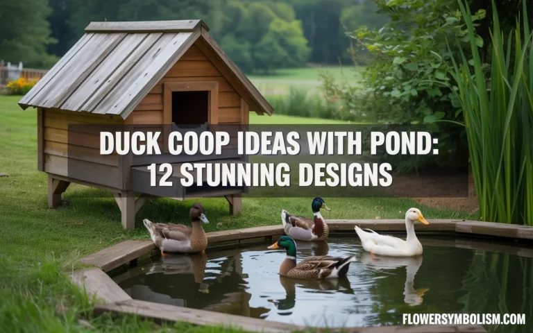 duck coop ideas with pond