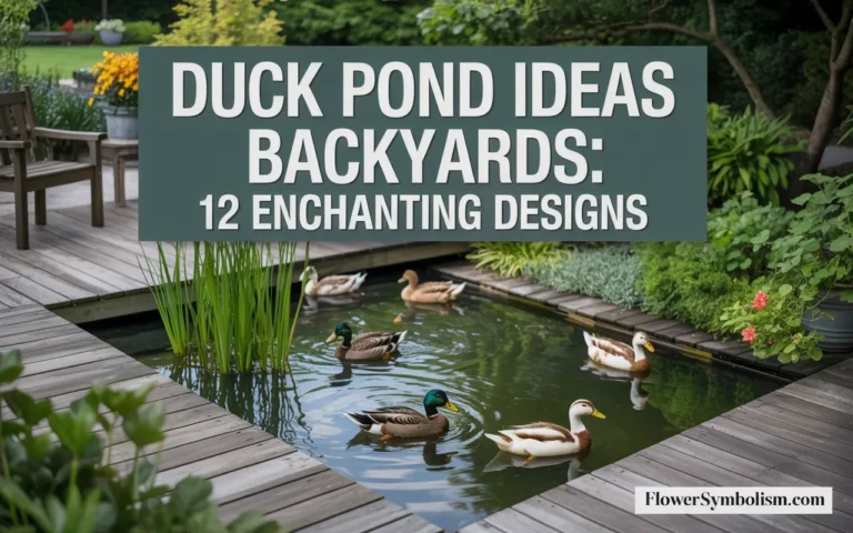 duck pond ideas backyards