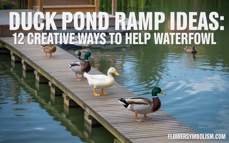 duck pond ramp ideas