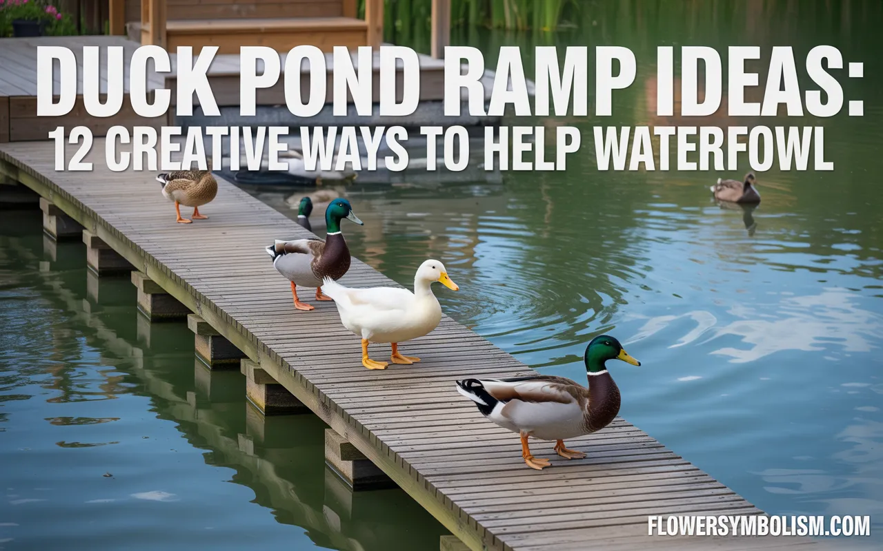 duck pond ramp ideas