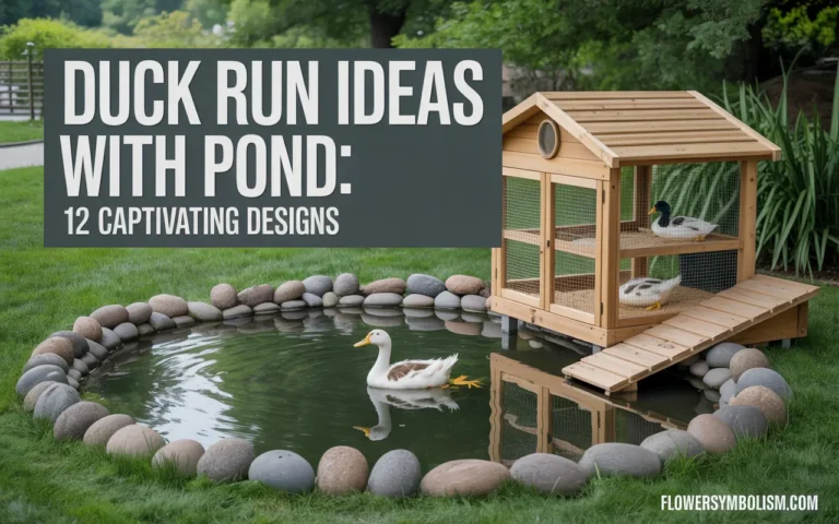 duck run ideas with pond
