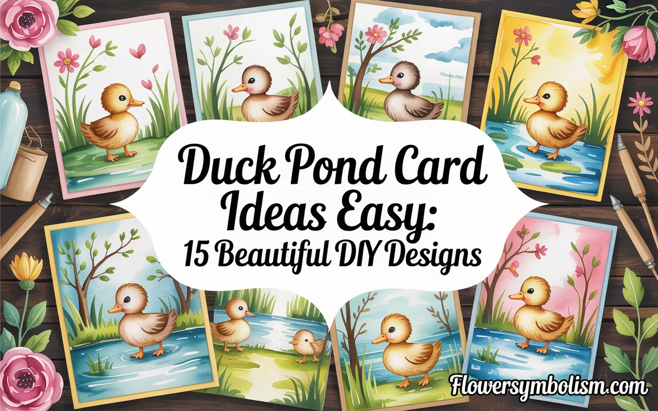 duck pond card ideas easy