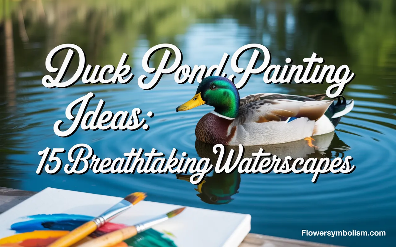 duck pond painting ideas