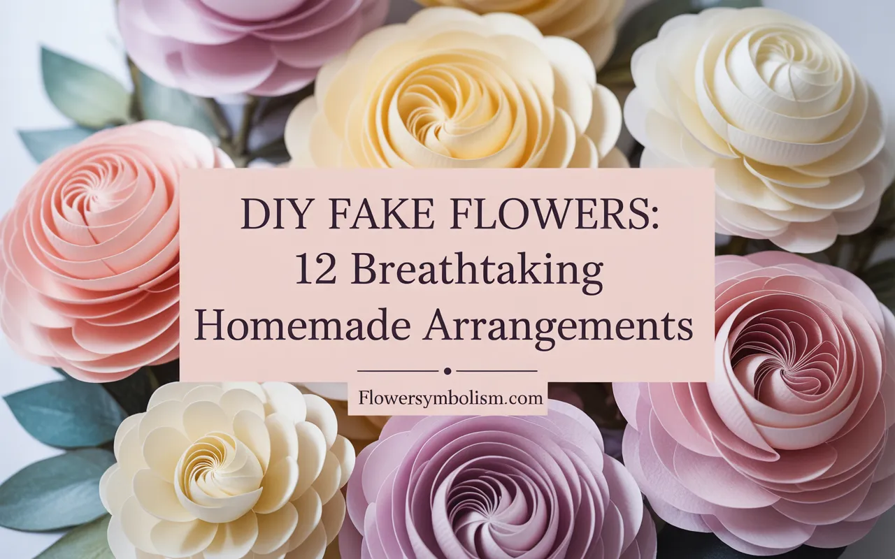 diy fake flowers