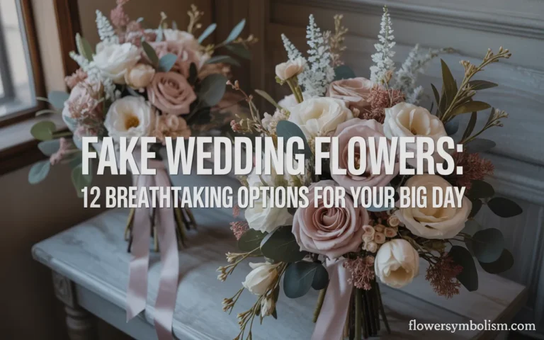fake wedding flowers
