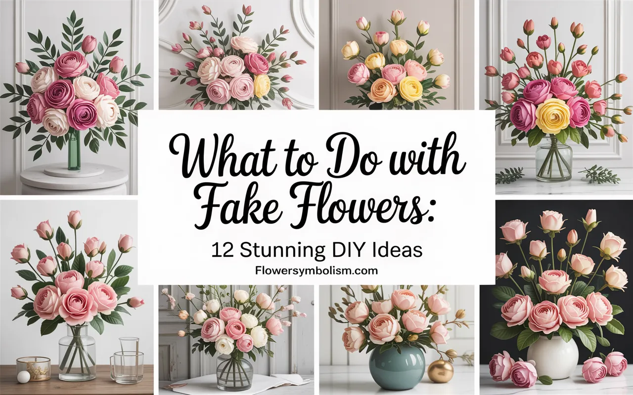 what to do with fake flowers