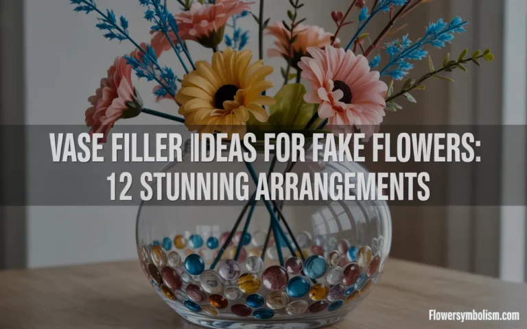 vase filler ideas for fake flowers