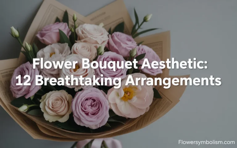 flower bouquet aesthetic