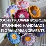 crochet flower bouquet