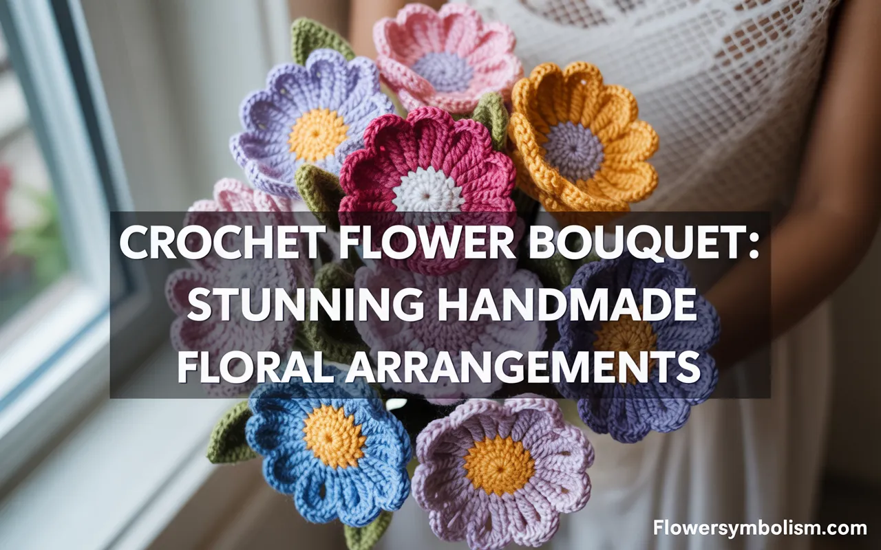 crochet flower bouquet