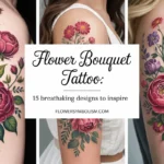 flower bouquet tattoo