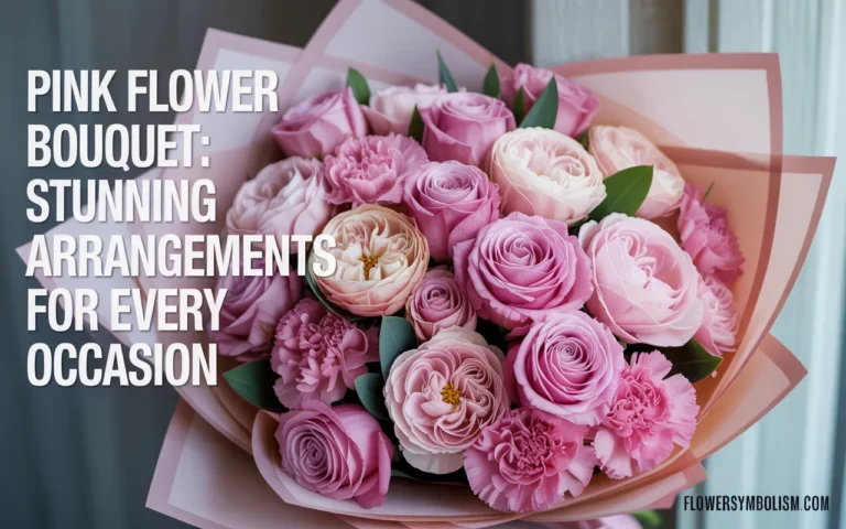 pink flower bouquet