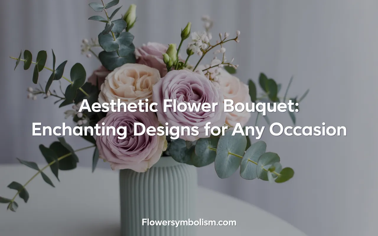 aesthetic flower bouquet