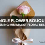 single flower bouquet