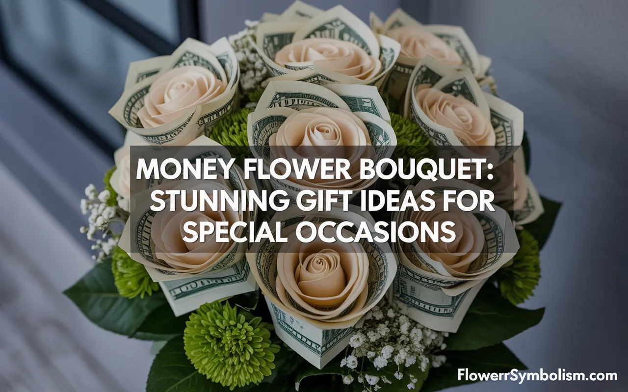 money flower bouquet