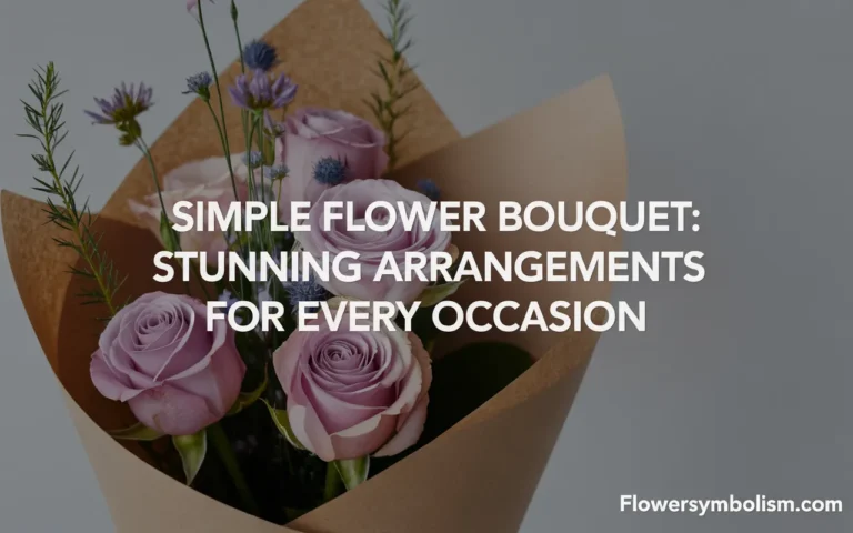 simple flower bouquet